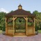 Pergole e gazebo giardino country